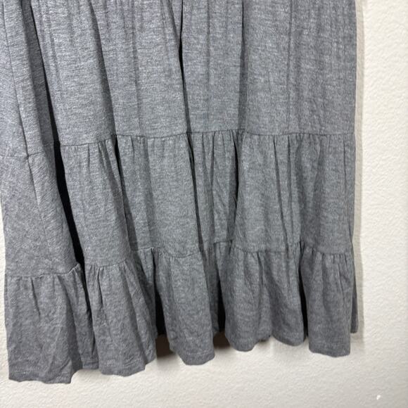 Jenni Intimates Size Small Sleeveless Tiered Chemise Dress Pewter Heather Gray - Picture 5 of 8